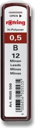 Ersatzminen für Druckbleistift 0,5 mm, 12 Stk.
