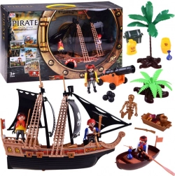 Piratenschiff – Spielset mit Figuren, Kanone sowie Licht- und Soundeffekten