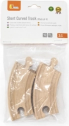 Kleine gebogene Holzschienen kompatibel mit Maxim - 4 Stück
