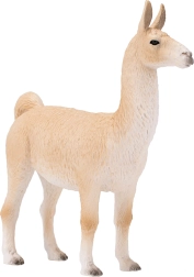 Realistische Plastikfigur eines Lamas