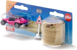 Siku Buggy mit Klebeband – rosa Strandmodell für kreatives Spielen