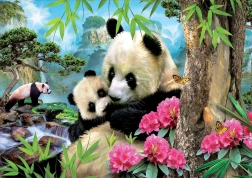 Educa Puzzle Panda mit Jungtier 1000 Teile
