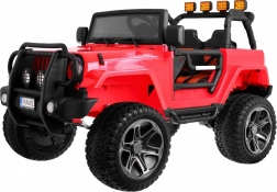 Elektrisches Kinderauto Jeep Monster 4x4, rot, mit Fernbedienung, MP3 und verstellbarem Sitz
