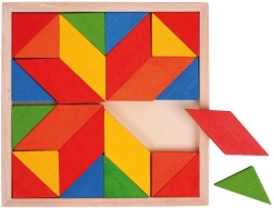 Bigjigs Toys Holz-Bunte-Mosaik