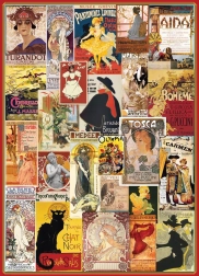 Puzzle Vintage-Plakate aus Oper und Theater 1000 Teile EUROGRAPHICS