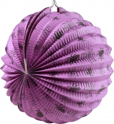 Halloween-Lampion mit Spinnenmotiv 25 cm