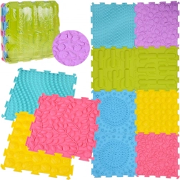 Sensorische Puzzle-Bodenmatte 8 Stk – Motorikförderung und Spaß