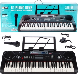 Elektronische Orgel mit 61 Tasten + Mikrofon