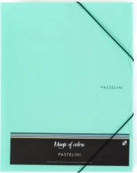 Mappe mit Gummiband A4 PASTELINI grün PP