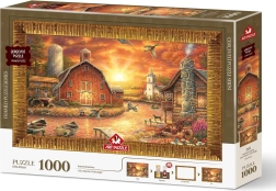 Art Puzzle Puzzle mit Rahmen und Kleber 3-in-1 1000 Teile – Der Sonne entgegen