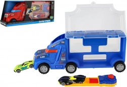 Plastik-LKW-Transporter mit Spielzeugautos, 28 cm, 2 Farben