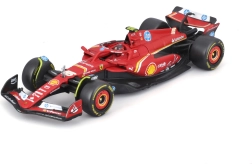 Formel-1-Modellauto Ferrari SF-24 1:43 mit Fahrer Carlos Sainz im Geschenkkarton