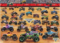 Puzzle EUROGRAPHICS Monster Jam – Truck-Set, 1000 Teile