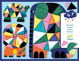 Mosaik-Basteln Afrika für Kinder DJECO