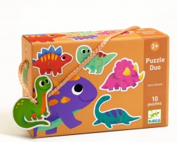 Puzzle Duo Dinosaurier