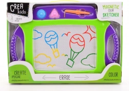 Große bunte Zeichentafel mit Stift