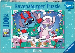Puzzle 100 Teile DISNEY Stitch Weihnachten