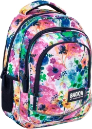 Schulset BackUP Spring Flowers 2in1 – Rucksack und gefülltes Federmäppchen