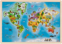 Goki Holzpuzzle Unsere Welt, 192 Teile