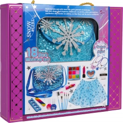 Kinderschminkset mit eisblauem Röckchen