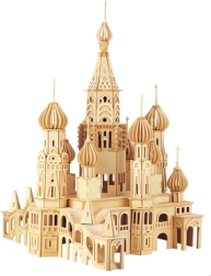 Woodcraft Holz 3D-Puzzle Kirche Sankt Petersburg