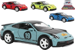 Kinsmart Porsche 911 Rallye-Lackierung – Metallmodell mit Pull-Back (13 cm)