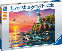 Ravensburger Puzzle Leuchtturm bei Sonnenuntergang 500 Teile