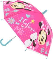 Regenschirm Minnie – manueller Kinderregenschirm