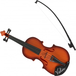 Kindliche Plastikgeige mit Bogen