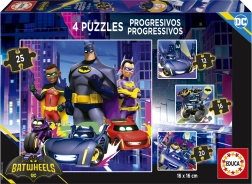 Educa Puzzle Batwheels 4in1