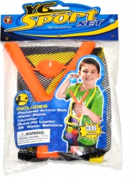 Schleuder mit 36 Wasserballons