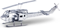 3D Modell des Metallhubschraubers Bell UH-1 Huey