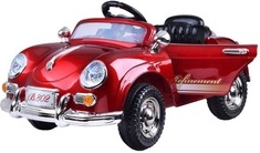 Stilvolles Retro-Elektroauto mit 2 Motoren, 12 V und Fernbedienung – Lackiert