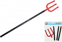 Zerlegbarer Kunststoff-Dreizack für Halloween und den Nikolaus