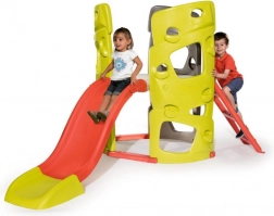 Smoby großes Kinderspielplatz – Kletterturm mit 150 cm Rutsche