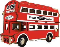 Holz-3D-Puzzle Doubledecker