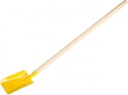 Kinderschaufel mit Holzstiel 80 cm – gelb