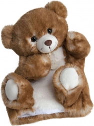 Plüsch-Handpuppe Bär 25 cm von Histoire d'Ours