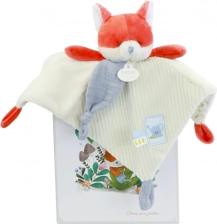 Doudou Geschenkset Plüsch Schmusetuch Fuchs Rosmarin 27 cm
