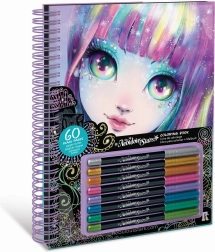 Nebulous Stars Malbuch mit schwarzen Seiten Isadora