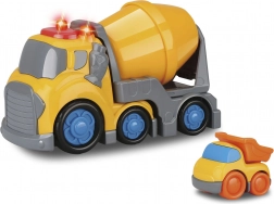 Kiddy Betonmischer-Auto mit Effekten und Mini-Kipper
