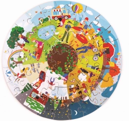 Bigjigs Toys Runden Bodenpuzzle Vier Jahreszeiten