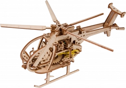 Holz-3D-Puzzle Hubschrauber
