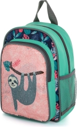 Vorschulrucksack für Kinder mit Pailletten Faultier