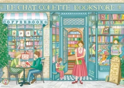 Puzzle Buchhandlung 1000 Teile MAGNOLIA