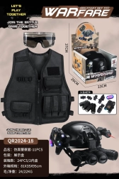 Militär-Polizei-Set für kleine Kinder mit Helm