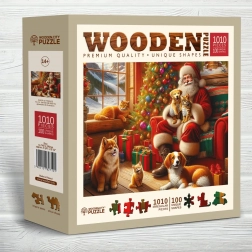 Holzpuzzle Wooden City Santa und Freunde 1010 Teile