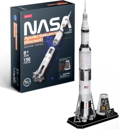 3D-Puzzle Saturn-V-Rakete – 136 Teile