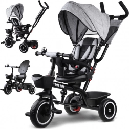 3-in-1 Kinder-Dreirad mit Verdeck TINY BIKE – Drehbar