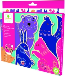 Scratch Art Waldtiere